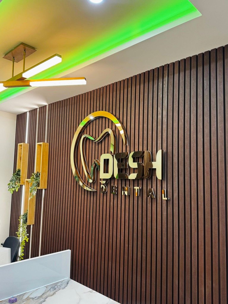 Custom CNC signs and reception features 1