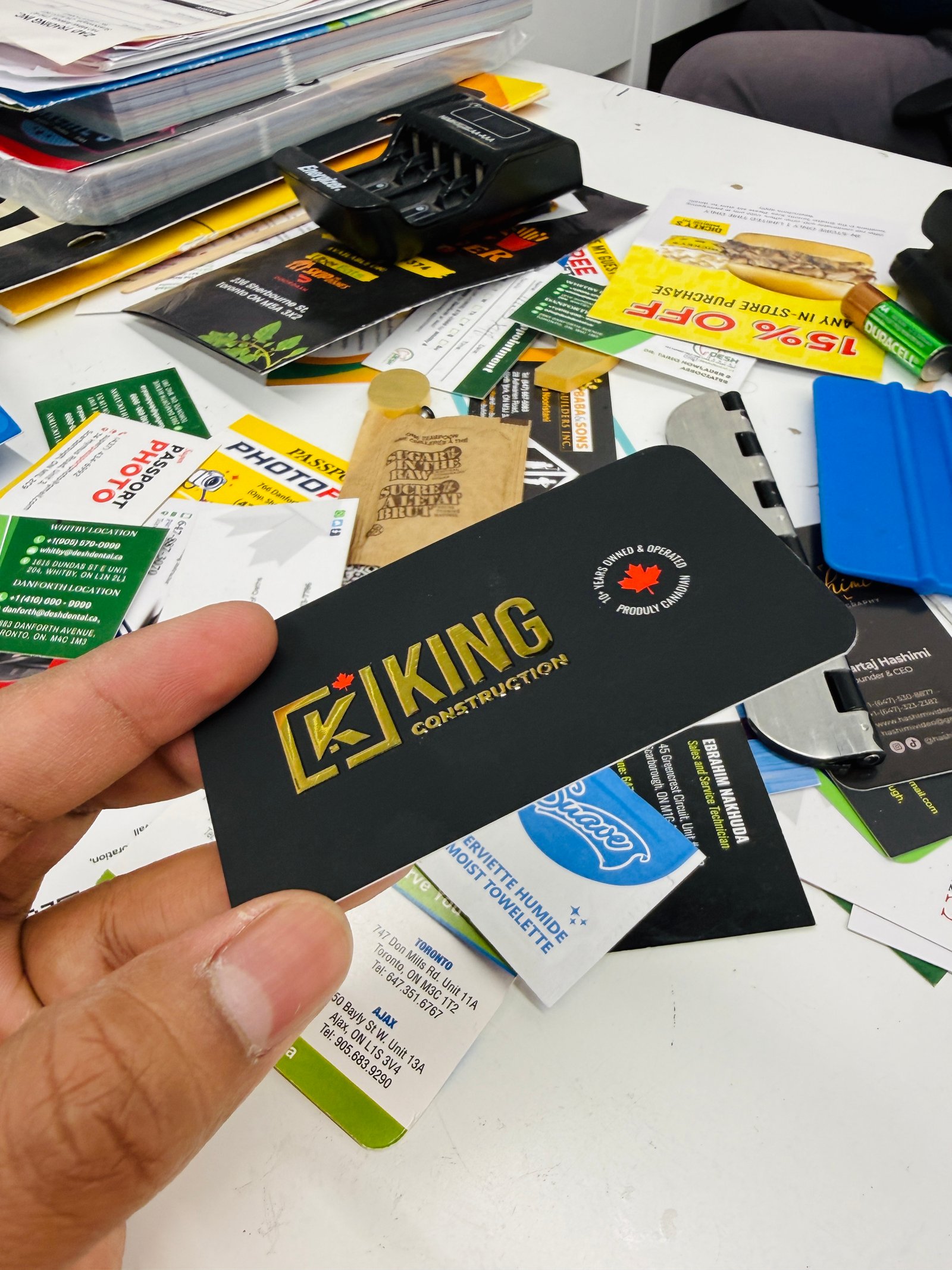 Luxury Raised Foil Cards Printing Toronto