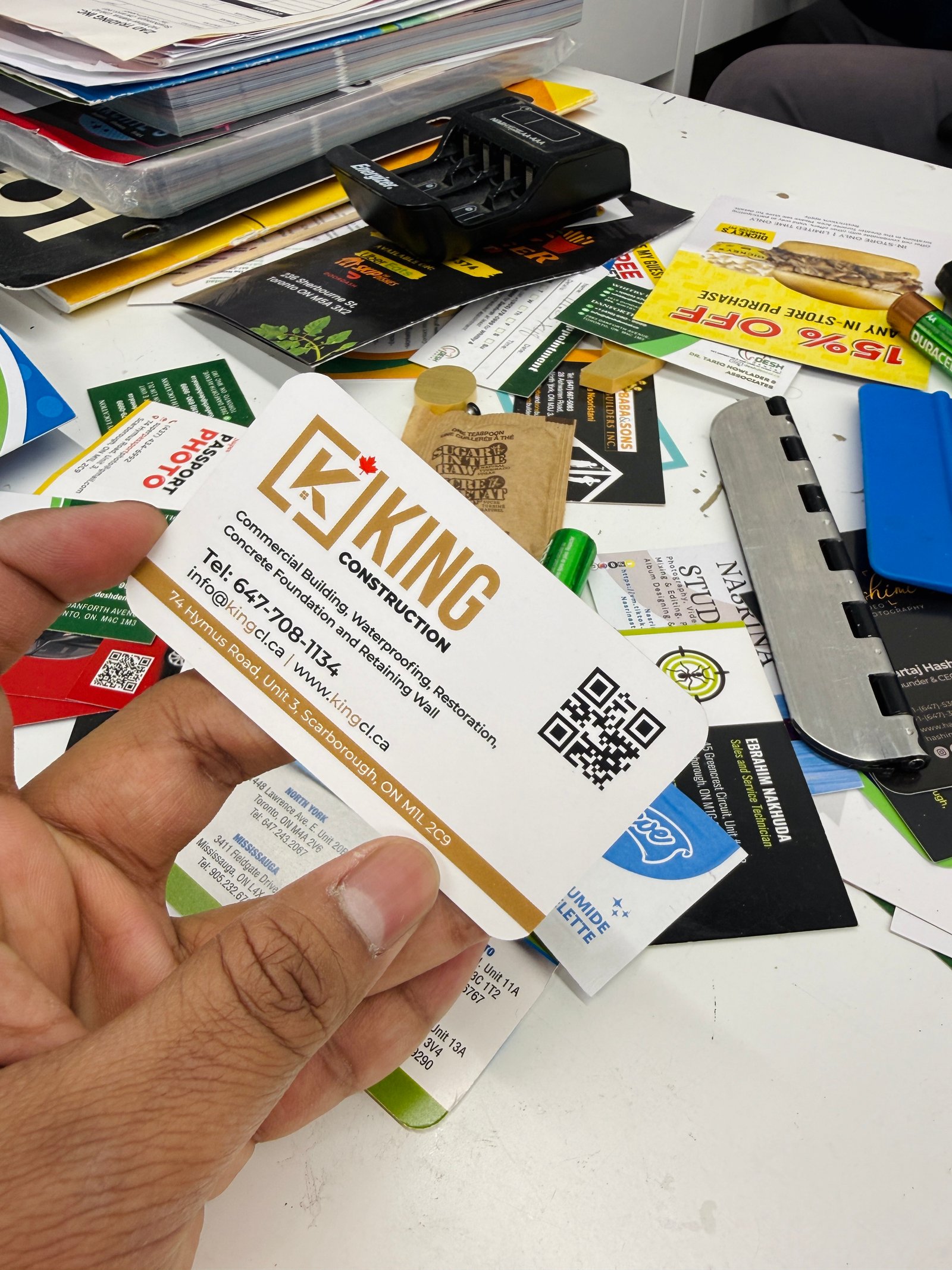 Professional Reflective Foil Cards Toronto